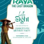 Raya and the Last Dragon Birthday Invitations (18+ Free Canva Templates) | Newly Updated for 2026