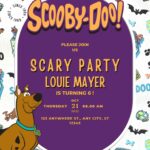 18+ Updated Scooby Doo Birthday Invitation: Easy Canva Edit I No Watermark Templates