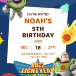 8+ Buzz Lightyear Birthday Invitation Canva Templates FREE Editable (Toy Story Inspired 2026)