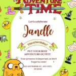 14+ Adventure Time Canva Birthday Invitation Templates