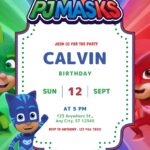 22+ PJ Masks Canva Birthday Invitation Templates