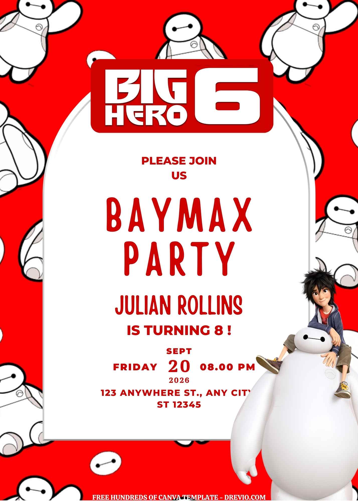 16+ New Big Hero 6 Canva Birthday Invitation Templates Everyone Is Downloading in 2026