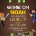 FREE EDITABLE - 11+ Awesome Minecraft Canva Birthday Invitation Templates with minecraft font styles