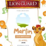 FREE – 16+ The Lion Guard Canva Birthday Invitation Templates