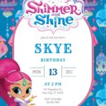 22+ Shimmer and Shine Canva Birthday Invitation Templates