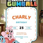 Download 14+ FREE Amazing World of Gumball Birthday Invitations (Editable Canva 2026)