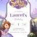 Free Sofia the First Birthday Invitations