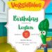 Free VeggieTales Birthday Invitations