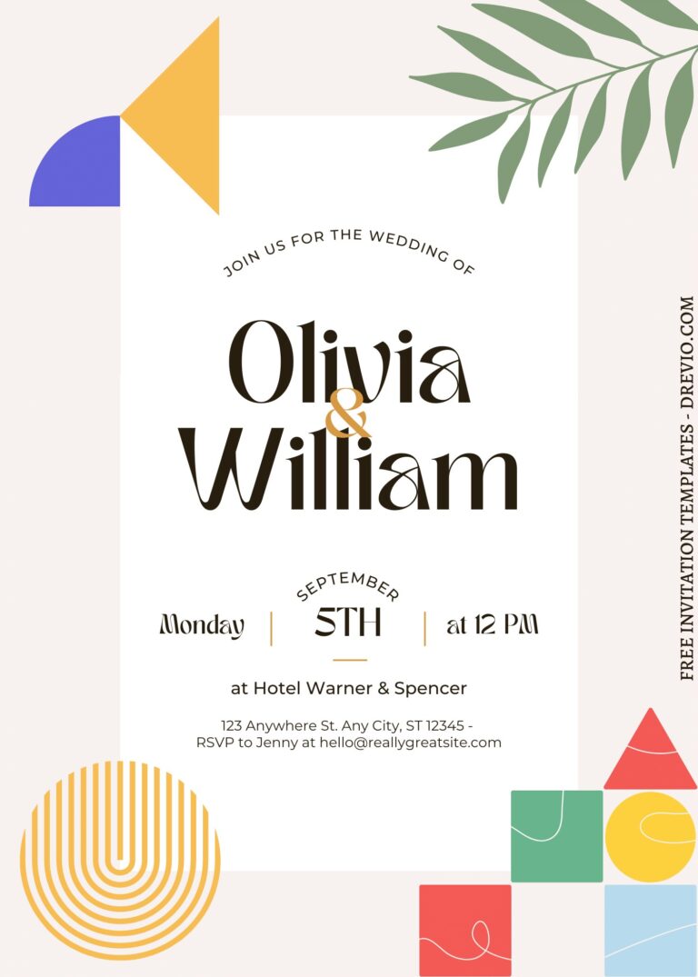 FREE EDITABLE - 8+ Modern Contemporary Canva Invitation Templates