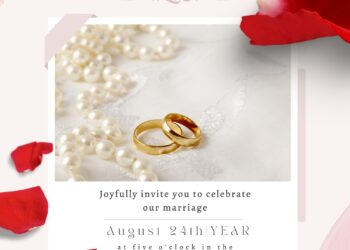 FREE EDITABLE - 7+ Elegant Chic Floral Editable Nuptial Canva Templates C