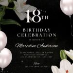 FREE EDITABLE – 10+ Daydream Lily Canva Birthday Invitation Templates