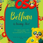 FREE – 18+ Special Agent Oso Canva Birthday Invitation Templates