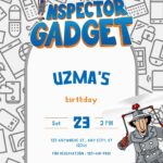 14+ Inspector Gadget Canva Birthday Invitation Templates