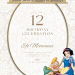 How to Edit 20+ Free Snow White Invitation Canva Template (Updated Design, No Watermark)