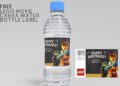 (Free Editable) Lego Movie Canva Birthday Water Bottle Labels