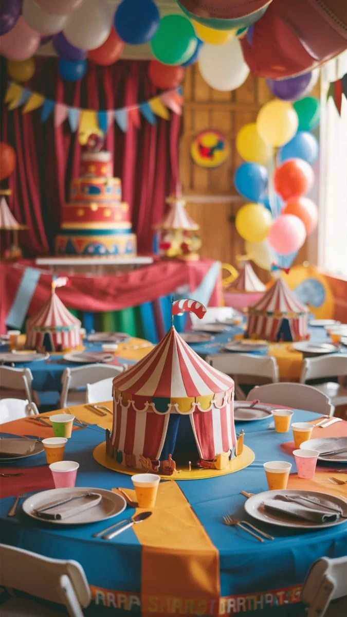 JoJos Circus birthday party ideas12