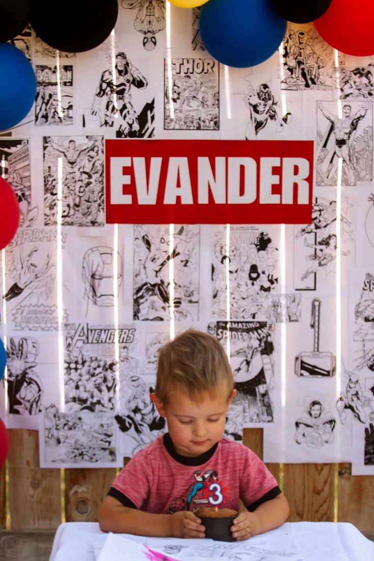 avenger theme birthday party ideas1