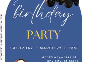 8+ Cars On The Road Canva Birthday Invitation Templates