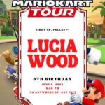 22+ Mario Kart Tour Canva Birthday Invitation Templates