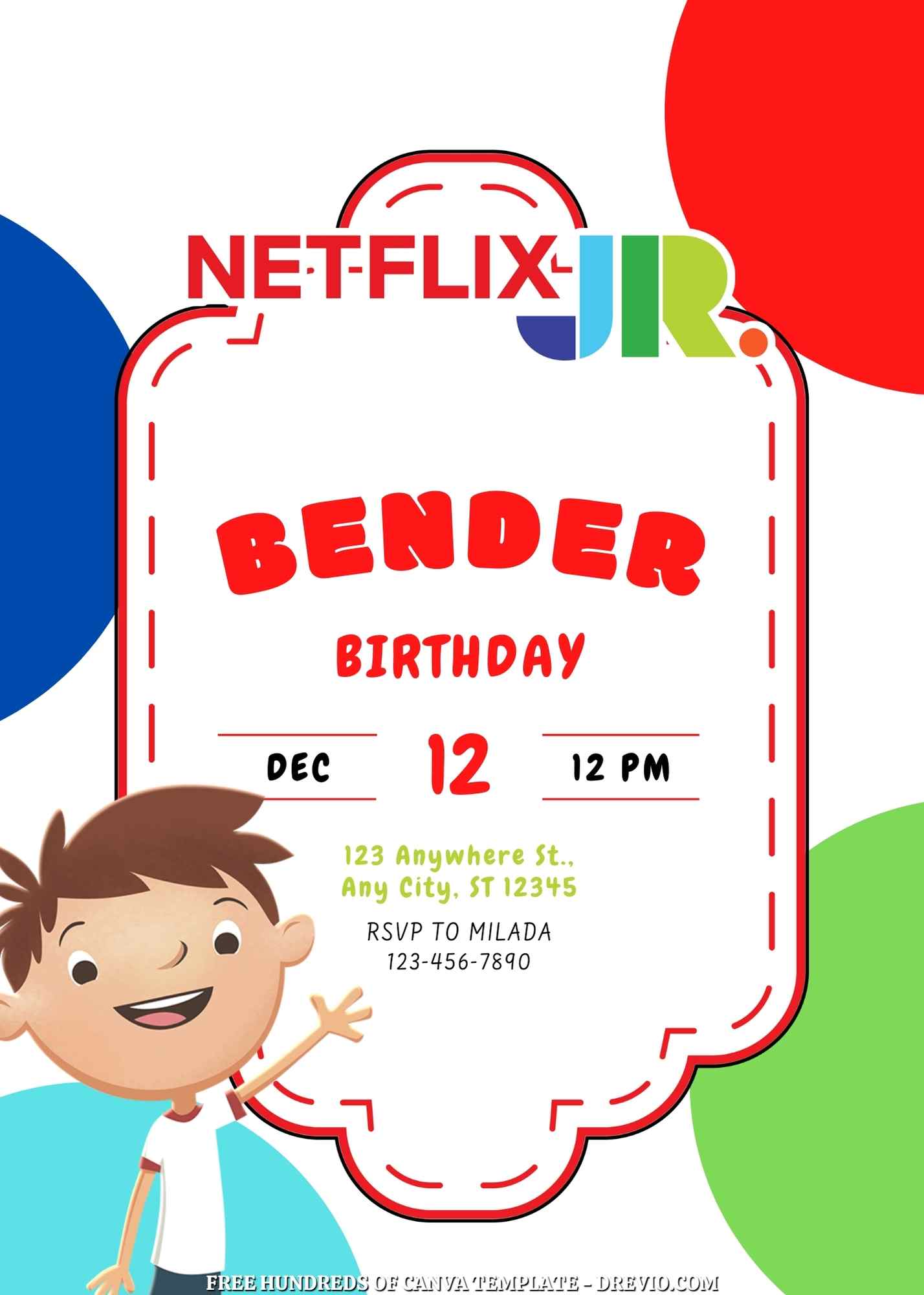 18 Best Netflix Jr. Canva Birthday Invitation Templates for 2026 Parties