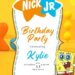 Free Nick Jr Birthday Invitations