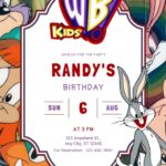 18+ WB Kids Canva Birthday Invitation Templates
