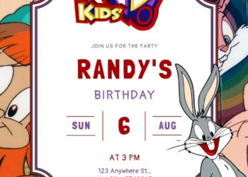 Free WB Kids Birthday Invitations