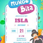 16+ Mundo Bita Canva Birthday Invitation Templates