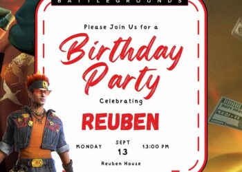 Free Free Fire Birthday Invitations