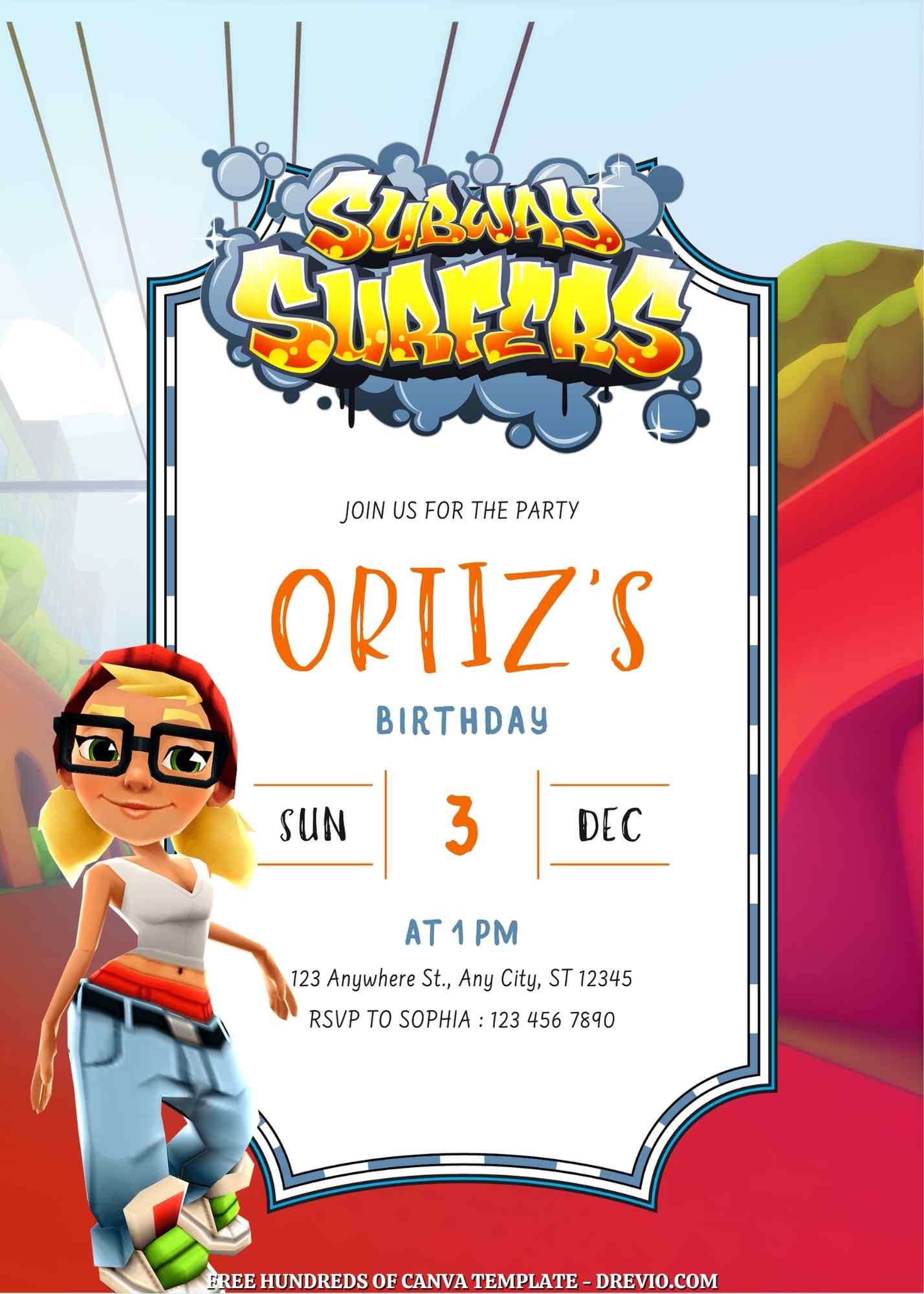20+ Epic Subway Surfers Birthday Invitations Every Kid Wants in 2026