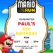 Free Super Mario Run Birthday Invitations
