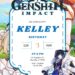 Free Genshin Impact Birthday Invitations