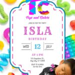 16+ Toys and Colors Canva Birthday Invitation Templates