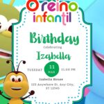 18+ O Reino Infantil Canva Birthday Invitation Templates