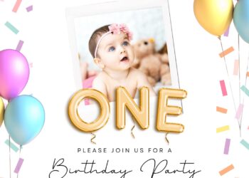 10+ Colorful Baby Sprinkle Canva Birthday Invitation Templates