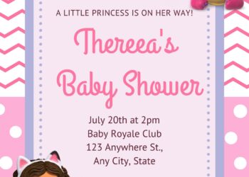 7+ A Little Magic Gabby Dollhouse Canva Birthday Invitation Templates