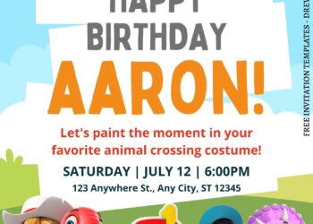 7+ Stomp & Roar Dino Ranch Canva Birthday Invitation Templates