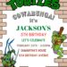 10+ Cowabunga TMNT Ninja Turtles Canva Birthday Invitation Templates with Donatello and Michael Angelo