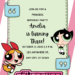 11+ Miraculous Powerpuff Girls Canva Birthday Invitation Templates with Blossom