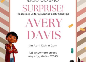 8+ Favorable Disney Coco Canva Birthday Invitation Templates
