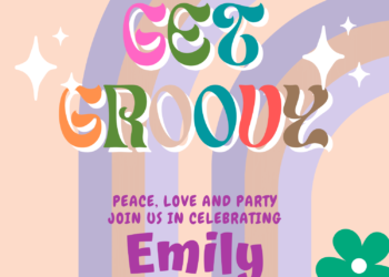 7+ Get Groovy Retro Hippie Canva Birthday Invitation Templates