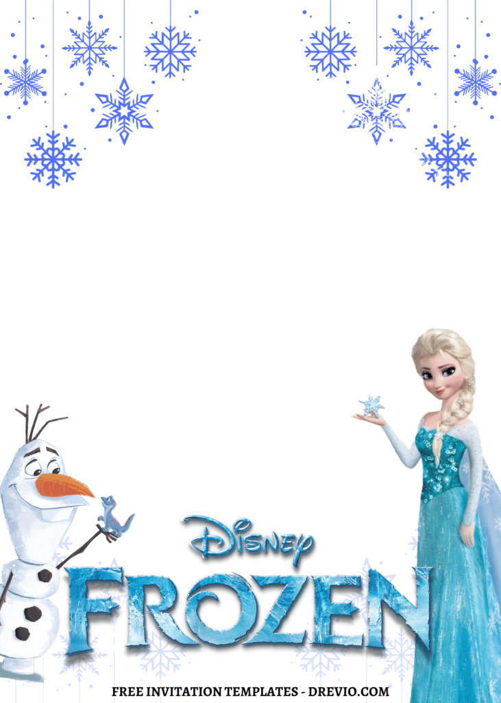 8 Adorable Frozen Canva Birthday Invitation Templates