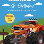 FREE Blaze and Monster Machines Invitations (2026 Update) – 20+ Fresh Garage Canva Designs