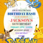 11+ Ultimate Pokemon Canva Birthday Invitation Templates