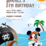 9+ Sails Away Disney Pirates Canva Birthday Invitation Templates