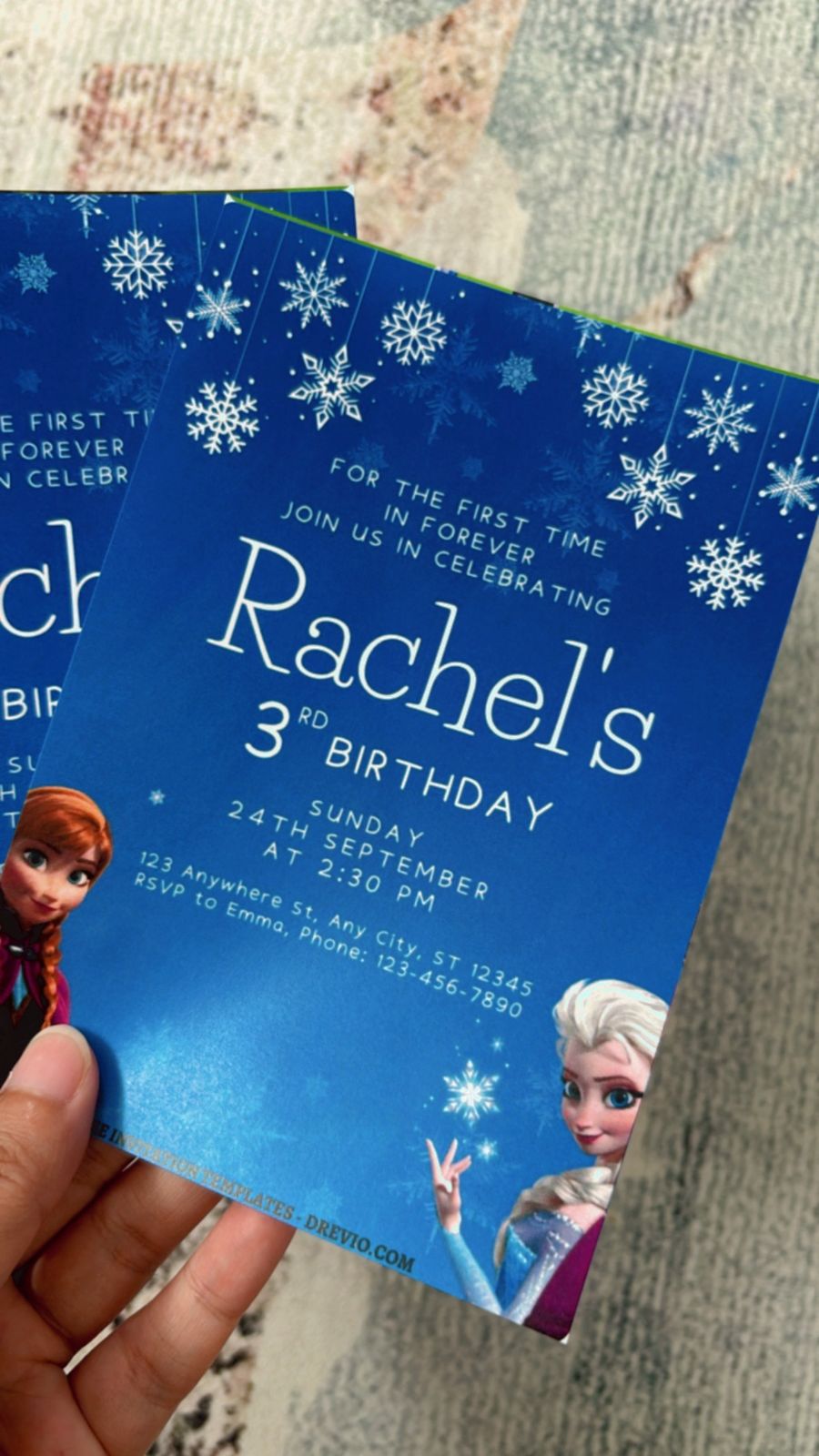 Frozen Birthday Invitation