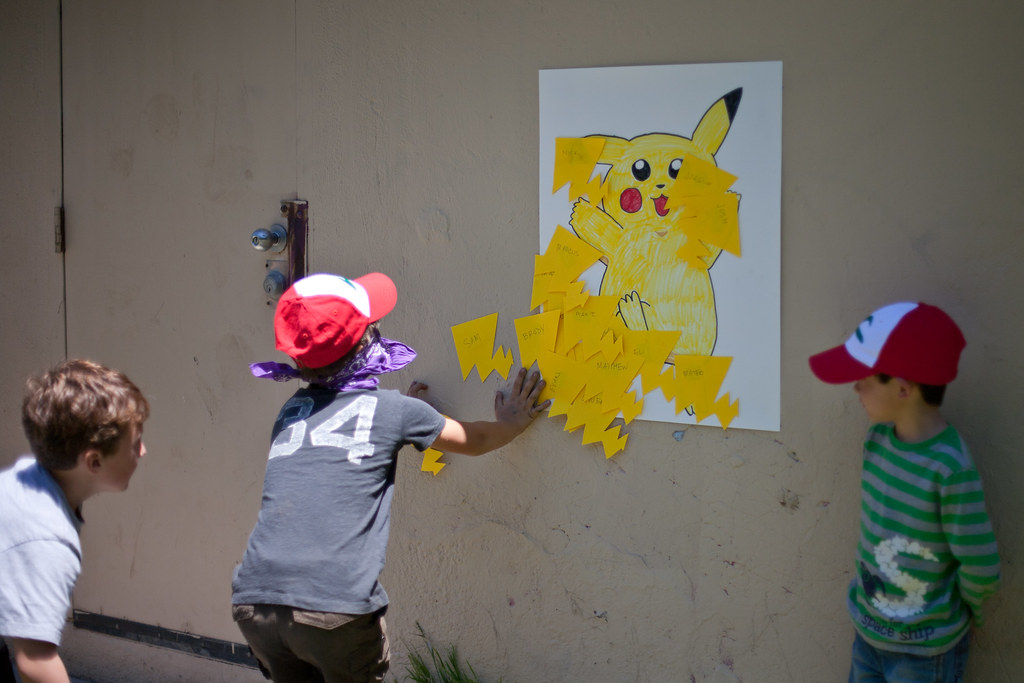 Pin the Tail on Pikachu