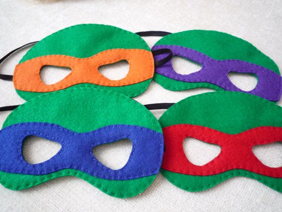 TMNT Felt Masks
