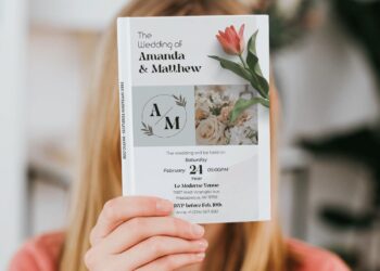 (Free Editable PDF) Floral Statement Wedding Invitation Templates