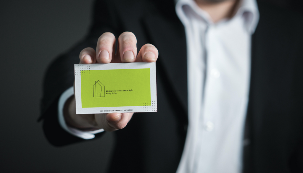 Minimal Interior Design Business Card Templates - Editable Canva Templates